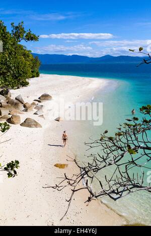 Australia, Queensland, Cairns, Fitzroy Island National Park, Fitzroy Island, Nudey beach Stock Photo