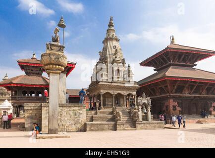 Nepal, Kathmandu valley, Bhaktapur, listed as World Heritage by UNESCO Stock Photo