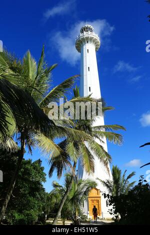 France, New Caledonia, Southern Province, off Noumea, nature reserve island Amedee Lighthouse (1865), Lagoon listed as World Heritage by UNESCO Stock Photo