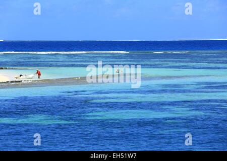 France, New Caledonia, Southern Province, off Noumea, nature reserve Amedee Island, Lagoon listed as World Heritage by UNESCO Stock Photo