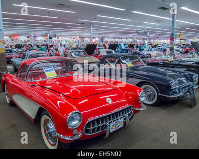 Rick Treworgy's Muscle Car City auto museum in Punta Gorda Florida Stock Photo