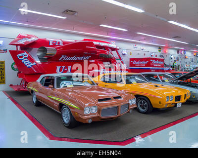 Rick Treworgy's Muscle Car City auto museum in Punta Gorda Florida Stock Photo