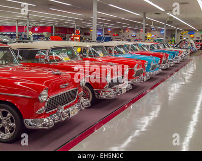 Rick Treworgy's Muscle Car City auto museum in Punta Gorda Florida Stock Photo