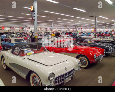 Rick Treworgy's Muscle Car City auto museum in Punta Gorda Florida Stock Photo