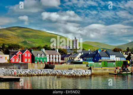 The town of Dingle and bay. Ireland Stock Photo
