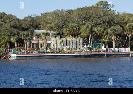 Intercoastal Waterway, Flagler Beach, Florida, USA Stock Photo
