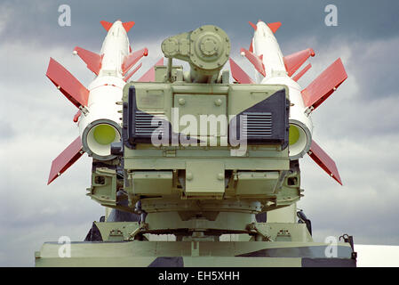 Anti-aircraft missiles Pechora-2 Stock Photo