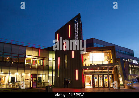 The Students Union building at The University of Sheffield photographed early evening Stock Photo