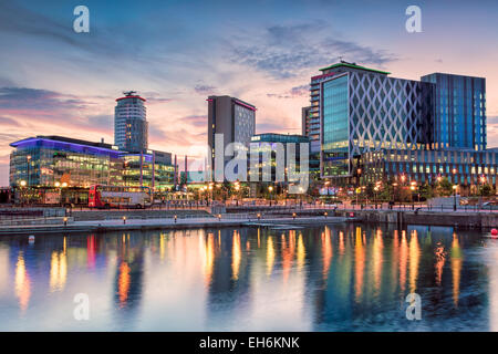 Media City Salford Quays Stock Photo