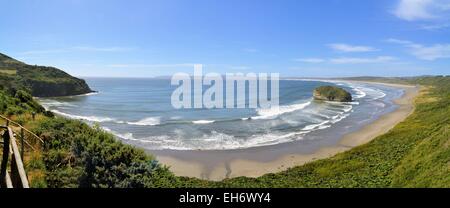 Pacific coast at on the Island of Chiloe in Chile Stock Photo