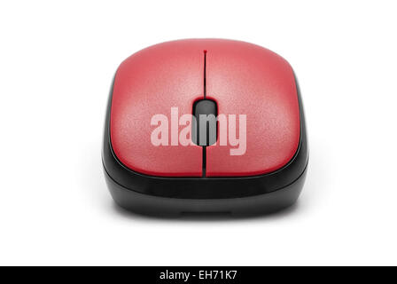 wireless computer mouse on white Stock Photo