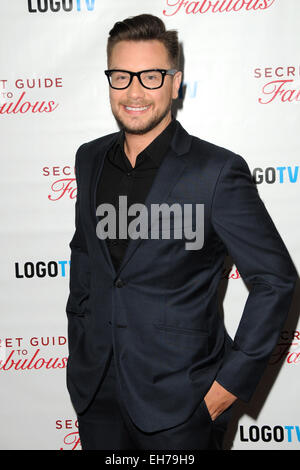 Logo TV premiere party for 'Secret Guide to Fabulous' at the Crosby Street Hotel in New York City - Arrivals Featuring: Rob Younkers Where: Manhattan, New York, United States When: 04 Sep 2014 Stock Photo
