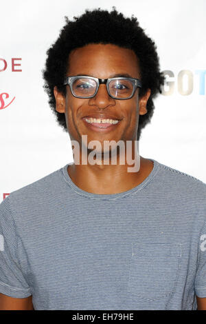 Logo TV premiere party for 'Secret Guide to Fabulous' at the Crosby Street Hotel in New York City - Arrivals Featuring: Jordan Carlos Where: Manhattan, New York, United States When: 04 Sep 2014 Stock Photo