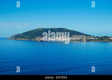 Finisterre, the end of Camino de Santiago - The Way of St James Stock Photo