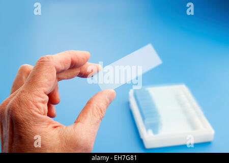 Empty microscope slide Stock Photo - Alamy