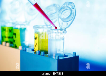 Eppendorf Tubes And A Pipette Stock Photo - Alamy