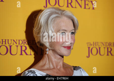 The Hundred Foot Journey - UK gala screening held at the Curzon Mayfair cinema Featuring: Helen Mirren Where: London, United Kingdom When: 03 Sep 2014 Stock Photo