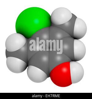 Chloroxylenol antiseptic molecule Stock Photo