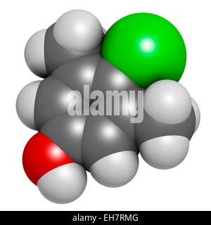 Chloroxylenol antiseptic molecule Stock Photo