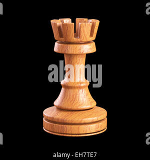 Rook chess piece, illustration Stock Photo - Alamy