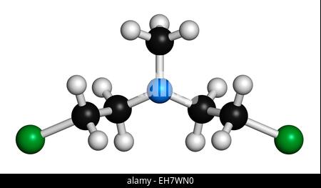 Chlormethine cancer chemotherapy drug Stock Photo