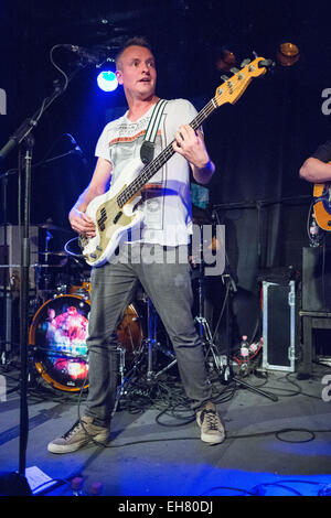 Berlin, Germany. 06th Mar, 2015. Bassist and singer Joe Sumner of the band 'Fiction Plane' performs at Comet Club in Berlin, Germany, 06 March 2015. Sumner is the son of musician Sting. Photo: Matthias Balk/dpa/Alamy Live News Stock Photo