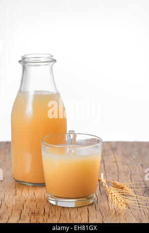 Boza drink from fermented cereal beverage Stock Photo