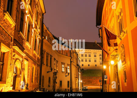 Kanonicza Street in Krakow. Krakow, Malopolskie, Poland Stock Photo