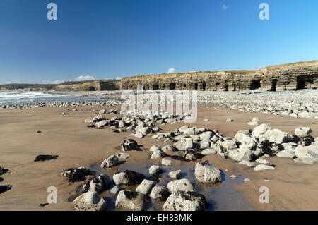 Col Huw Bay and sea caves, Llantwit Major, Glamorgan Heritage Coast ...