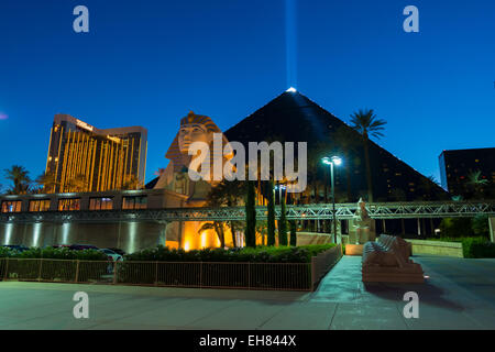 Luxor Hotel And Casino In Las Vegas Stock Photo