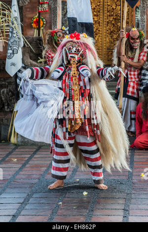 Barong and Kris dance, traditional Balinese dance, Ubud, Bali, Indonesia, Southeast Asia, Asia Stock Photo