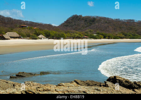 Beautiful world-class Playa El Coco beach south of San Juan del Sur, Playa El Coco, San Juan del Sur, Rivas Province, Nicaragua Stock Photo