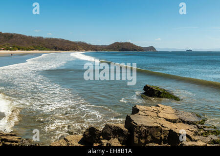 Beautiful world-class Playa El Coco beach south of San Juan del Sur, Playa El Coco, San Juan del Sur, Rivas Province, Nicaragua Stock Photo