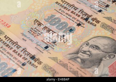 Indian Currency Of One Thousand Stock Photo