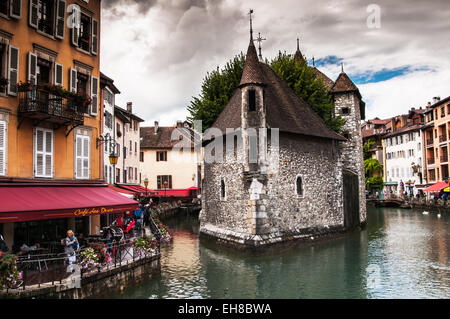 cloud over the prison Annecy, ray boswell Stock Photo