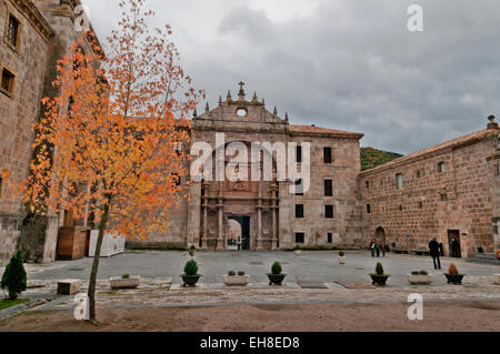 Najera, Monasterio de Santa Maria la Real, View of the architecture Stock Photo