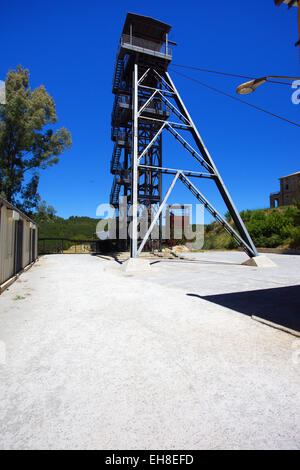 Floristella, ancient sulfur mine in Sicily Stock Photo