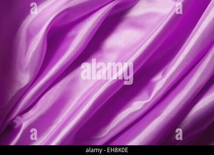 Pink silk fabric abstract background Stock Photo