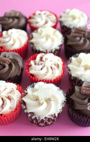 Assorted cupcakes Stock Photo