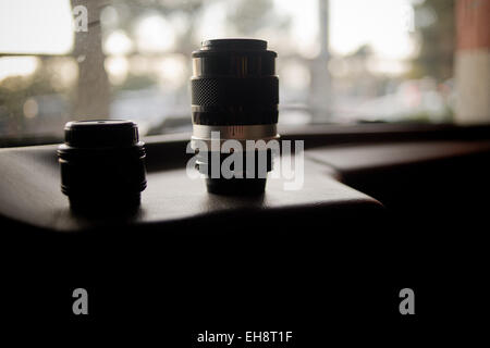 Camera lenses Stock Photo