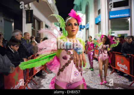 Sitges Carnival 2015.  The Sitges Carnival is known as one of the greatest in Spain. This year the carnival will be held from Fe Stock Photo