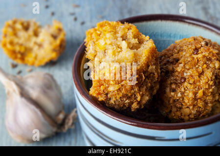 Healthy Vegetarian Falafel Balls Stock Photo