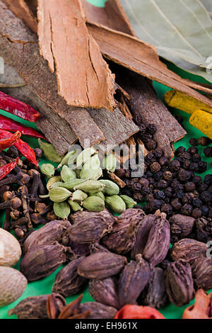 Abundance Masale Variation Arranging Food and Nutrition Quality nobody Stock Photo