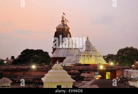 Jagannath Temple in Puri, Orissa, India. Stock Photo