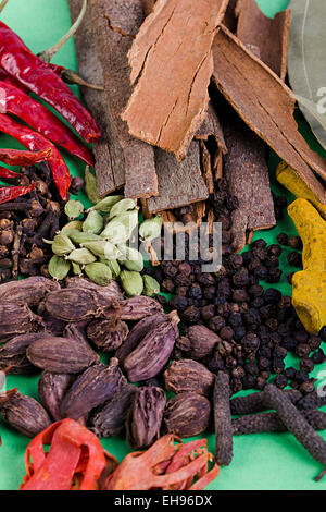 Abundance Masale Variation Arranging Food and Nutrition Quality nobody Stock Photo