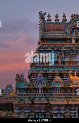 Sri Ranganathaswamy Hindu temple in Tamil Nadu, India Stock Photo