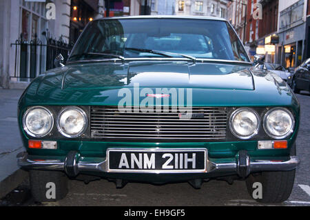 A Jensen Interceptor, H registration, 1969, in Californian Sage, London, England Stock Photo