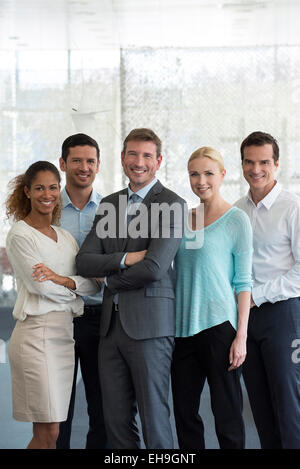 Team of professionals, portrait Stock Photo