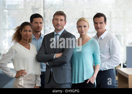 Team of professionals, portrait Stock Photo