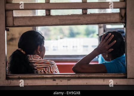 Rambukkana railway station, Sri Lanka, Asia Stock Photo